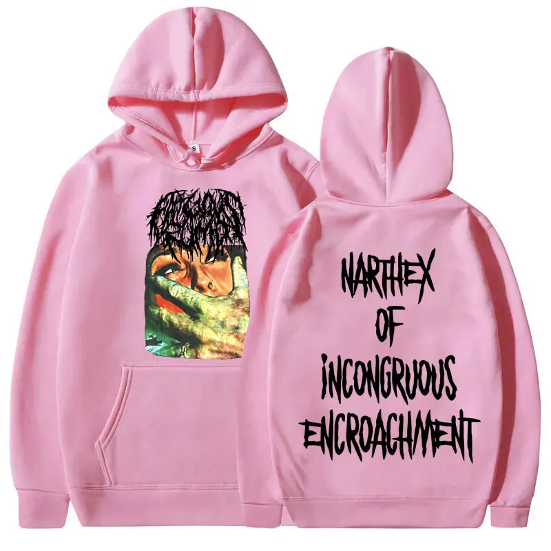 Rapper Playboi Carti and Ken Carson Narthex of Incongruous Encroachment Graphic Hoodie Men's Oversized Hip Hop Opium Streetwear