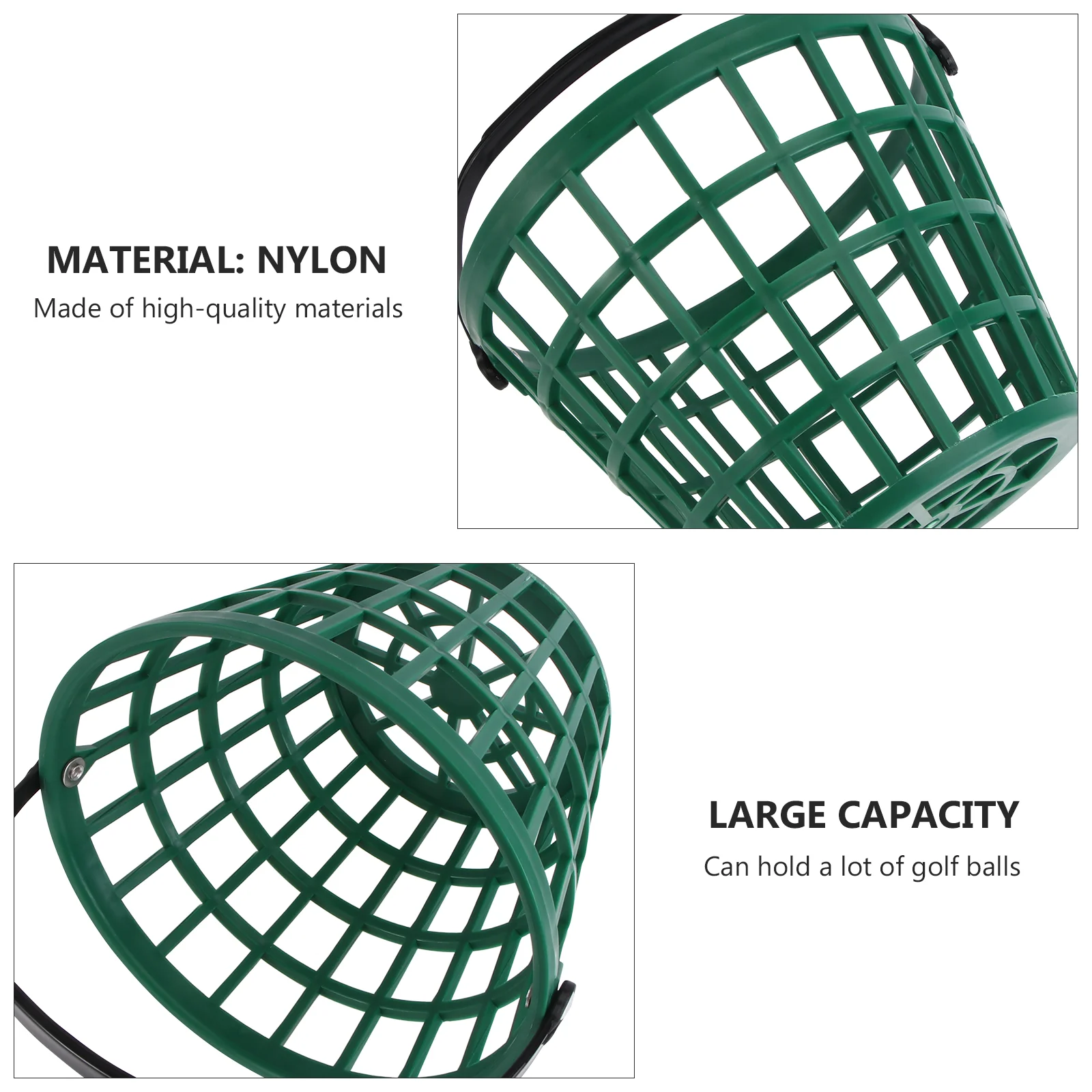 Ведро для переноски мячей ведра хранения корзин баскетбольное кольцо гольфа