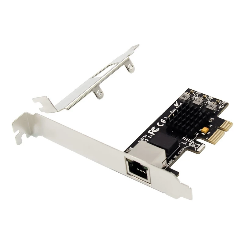 

1 Piece PCIE X1 RTL8125 Adapter Card Single Port 2.5G Copper Cable Gigabit Ethernet LAN Network Card
