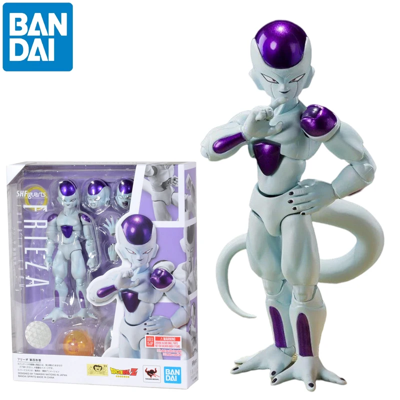 

100% Original BANDAI SPIRITS S.H.Figuarts DRAGON BALL Z Frieza Fourth Form Anime Figure Model Collecile Action Kids Toys Gifts