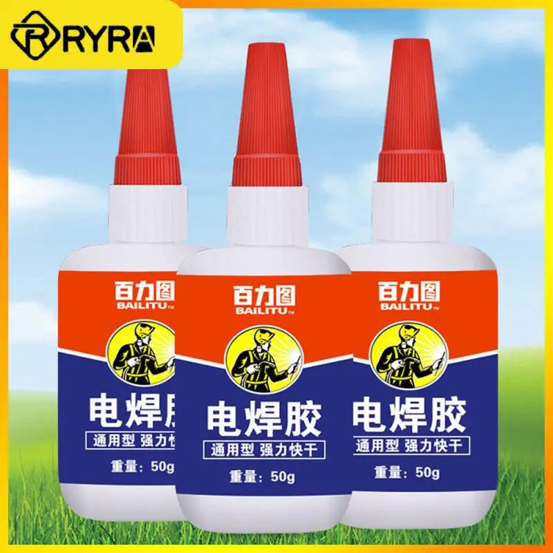 

2/4/5PCS Natural Curing Spread Oil Glue 0.5 H Universal Glue Quick-drying Strong Welding Agent High Viscosity Sealers Household