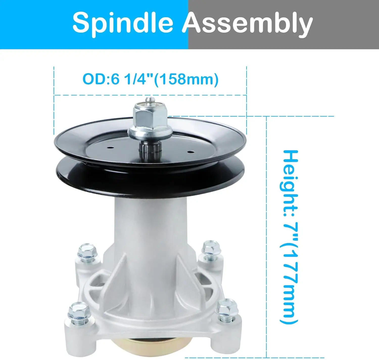 Шпиндель косилки в сборе подходит для Husqvarna 46 &quot2246 LS YTH 2042 шпиндель 187292 532192870 с