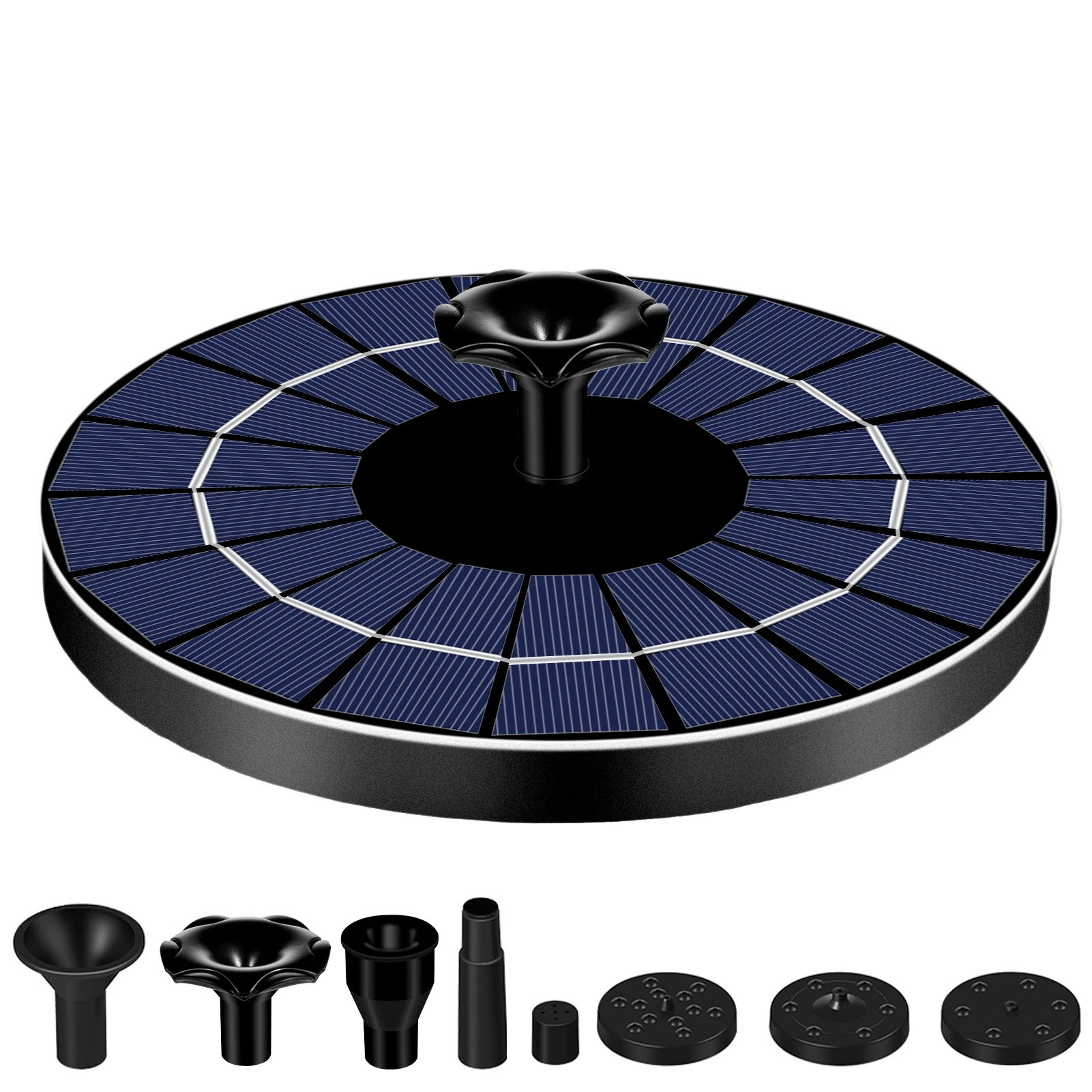 

Floating Solar Fountain Water Fountain Solar Powered Solar Panel Powered Fountain Water Pump Pond Pool Garden Decoration