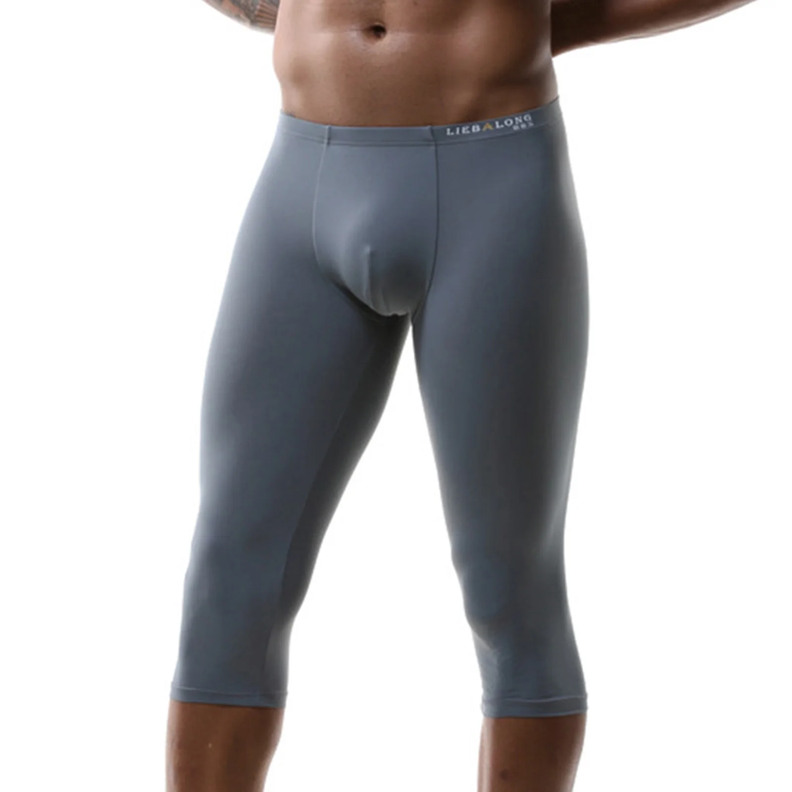 

Mens Fitness Sport Athletic Shorts Swimwear Bulge Pouch Board Short Elastic Waistband Running Workout Leggings