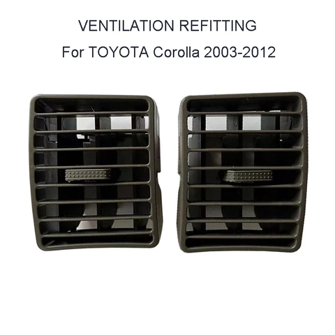 Автомобильный Центральный воздуховод для TOYOTA Corolla 2003-2012, решетка вентиляции для центральной консоли автомобиля