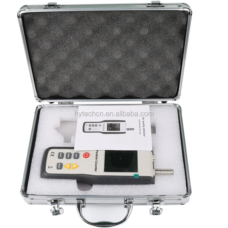 Фото HTI HT-9600 PM2.5 Детектор частиц Детектор загрязнения воздуха Счетчик частиц пыли Измеритель частиц пыли 2,8 дюйма ЖК-дисплей №4