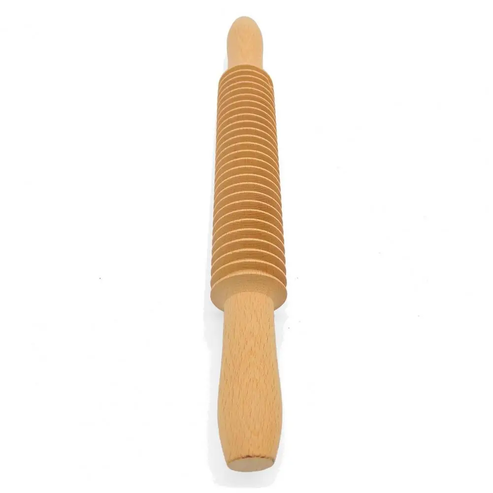 

Practical Wooden Dough Roller Easy to Use Rolling Pin Reusable Pizza Fondant Pie Baking Rolling Pin Bakery Gadget Cut