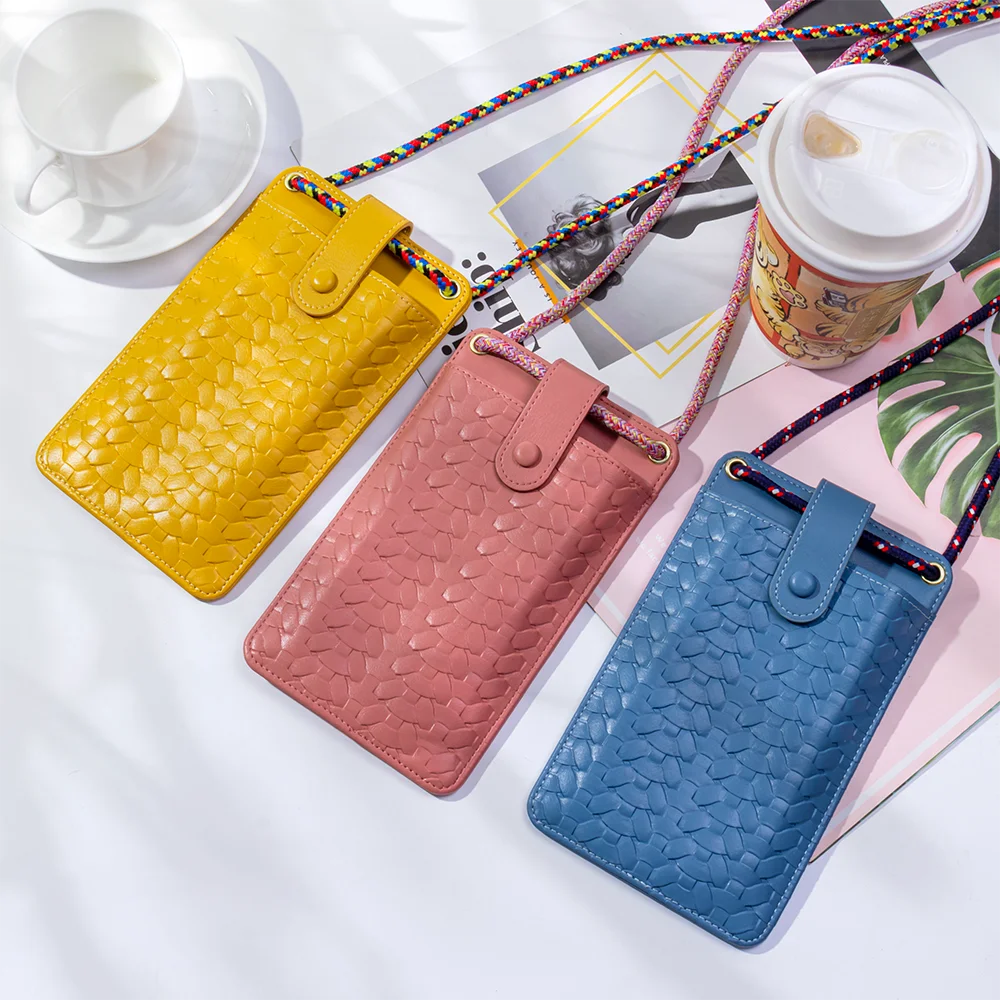 

Mobile Shoulder Latch Wallet Women's Small Crossbody Shoulder Bags PU Leather Ladies Mobile Phone Pocket Bag Purse Card Holder