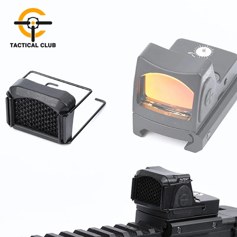 

Anti-Reflection Device Killflash Protective Lens Honeycomb Metal Mesh Protector Cover Sight Scope Cap for RMR Red Dot Sight