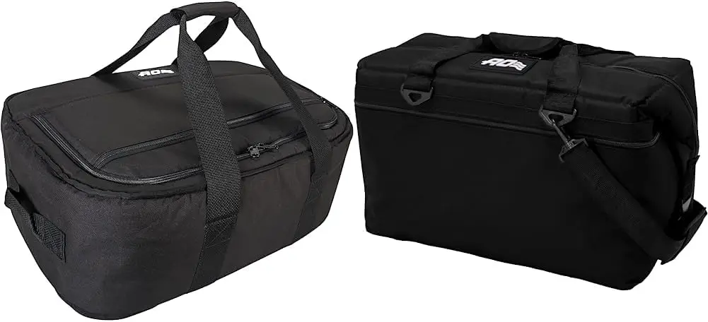 

Cooler, Black, 38 Pack & Original Soft Cooler with High-Density Insulation, Black, 48-Can