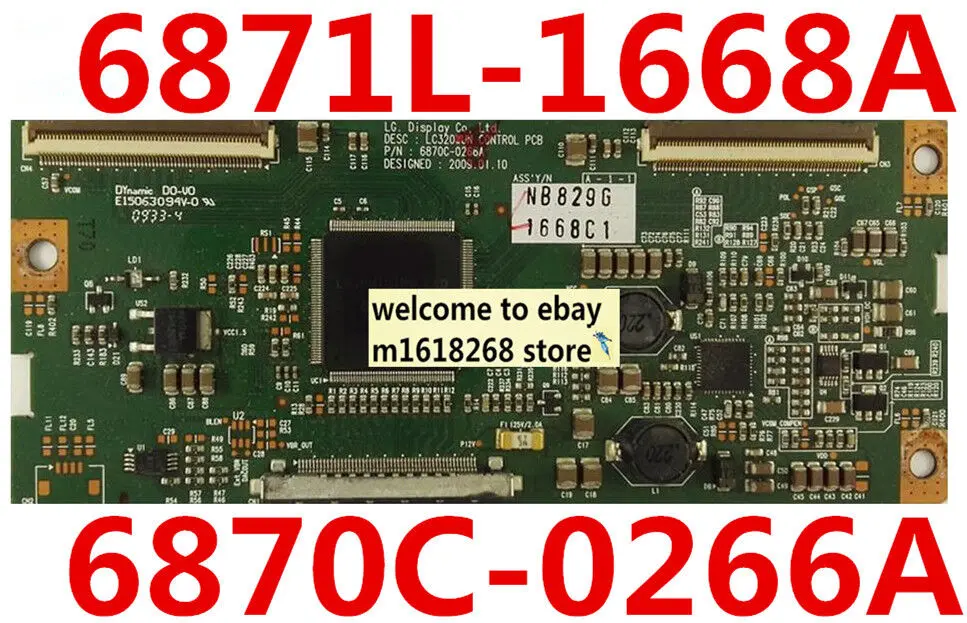

For LG 32LF11-UA T-Con Board 6871L-1668A 6870C-0266A LC320WUN LC320WUN CONTROL PCB
