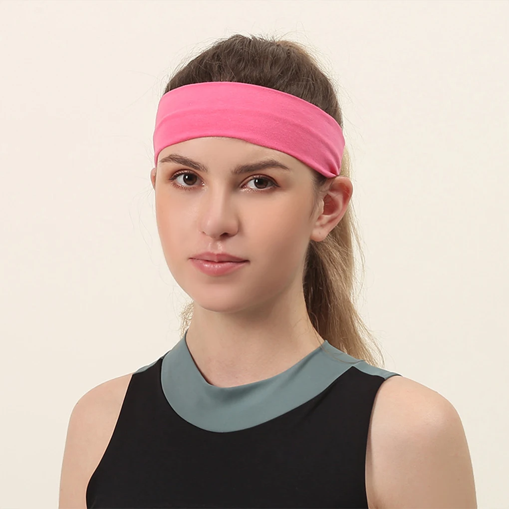

2x Breathable Sports Hair Bands For Comfortable Workouts Sweat Releasing Workout Sweatbands
