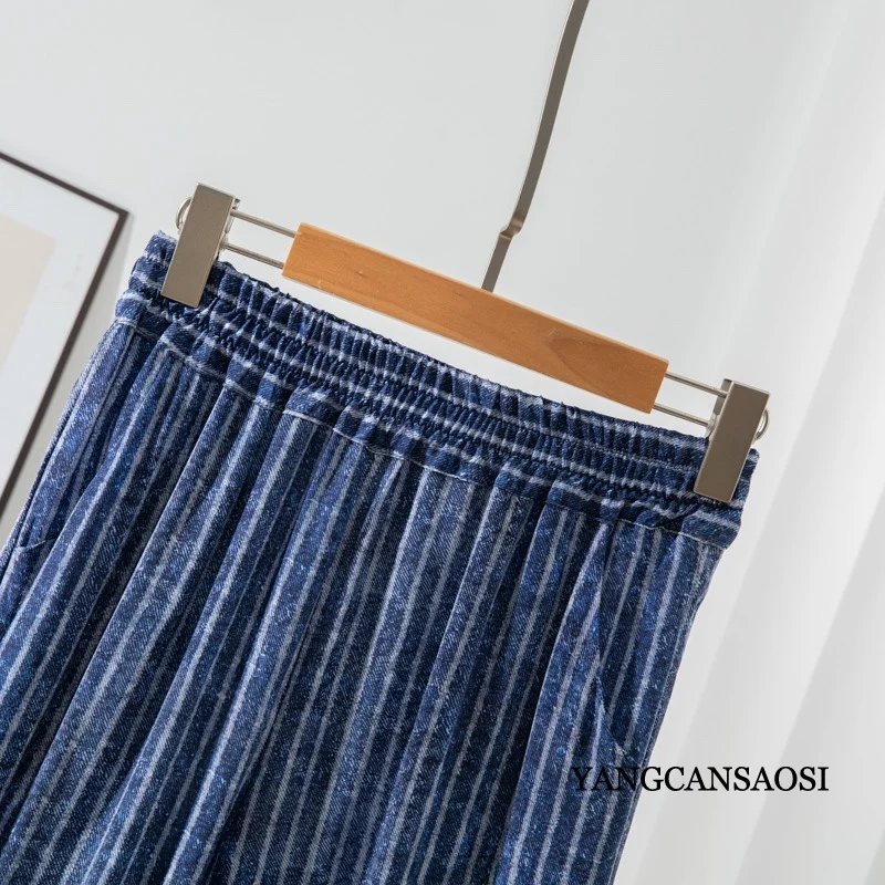 100% натуральный шелк тутового шелкопряда крепдешин синие полосатые эластичные с