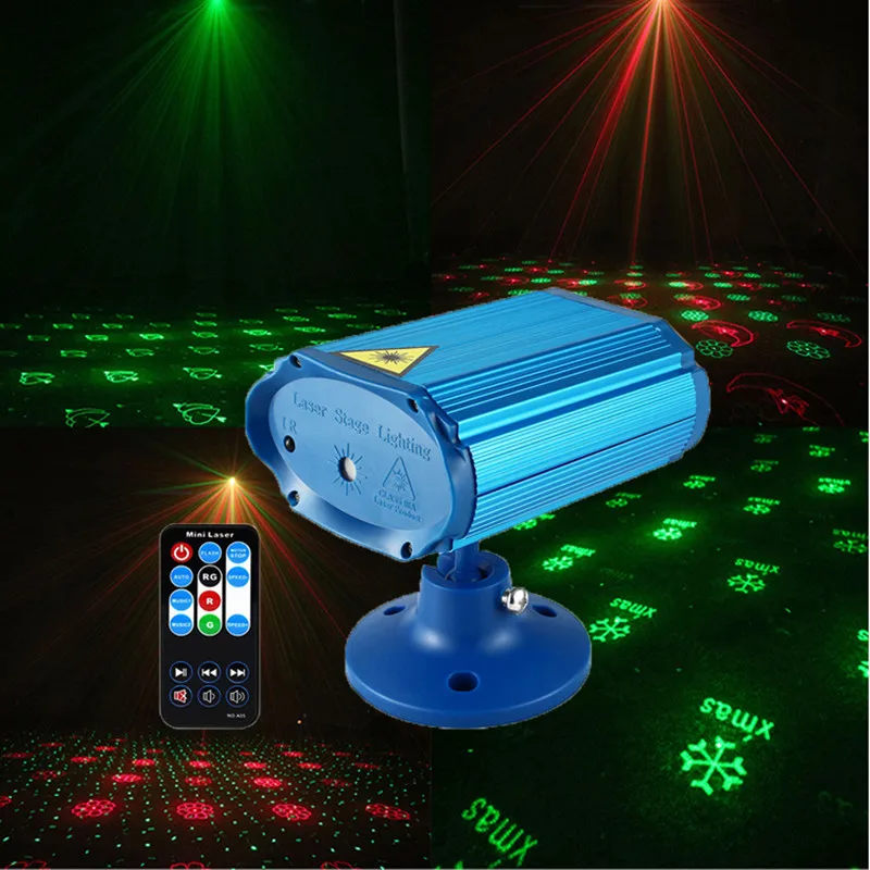 MINI Lampe Laser R et V pour Lumière de Scène  Projecteur d'Éclairage pour Bar  Fête en Famille