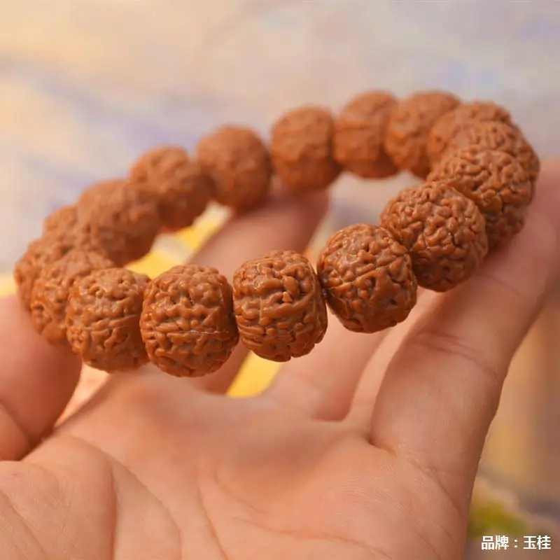 Spring Craft15/16/17 мм красно-желтая кожа Ручная шлифовка Тибетский Стиль Большая