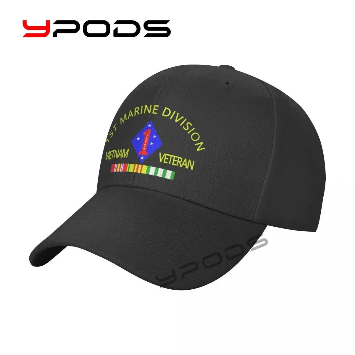 

printing Baseball Snapbacks 1st Marine Division Vietnam Veteran Adjusted Caps Running Adjustable Hats Flat Beach Gorras