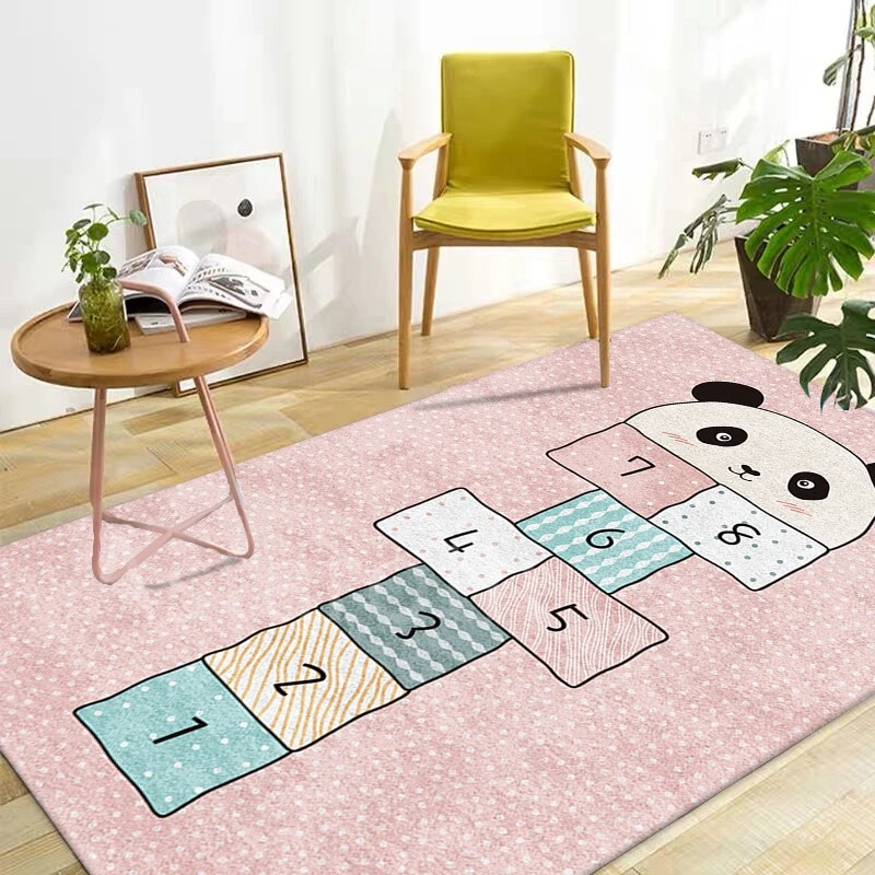 

Children'S Carpet Hopscotch Bedroom Room Bedside Blanket Cartoon Boy Girl Hopscotch Game Living Room Small Floor Mat