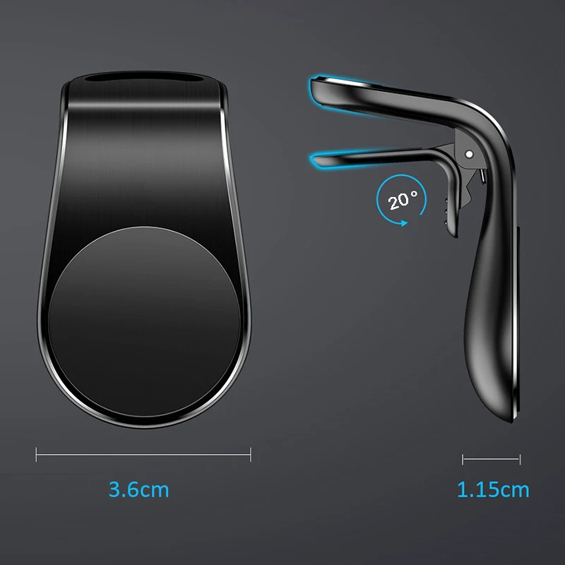 Автомобильный Магнитный L-образный держатель Магнитная фотоподставка GPS