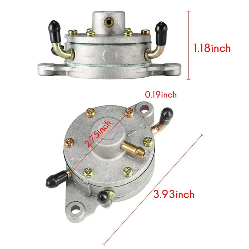 Топливный насос в сборе DF52-73 с двойным выходом для Polaris Indy 500 1989-2006 гг.