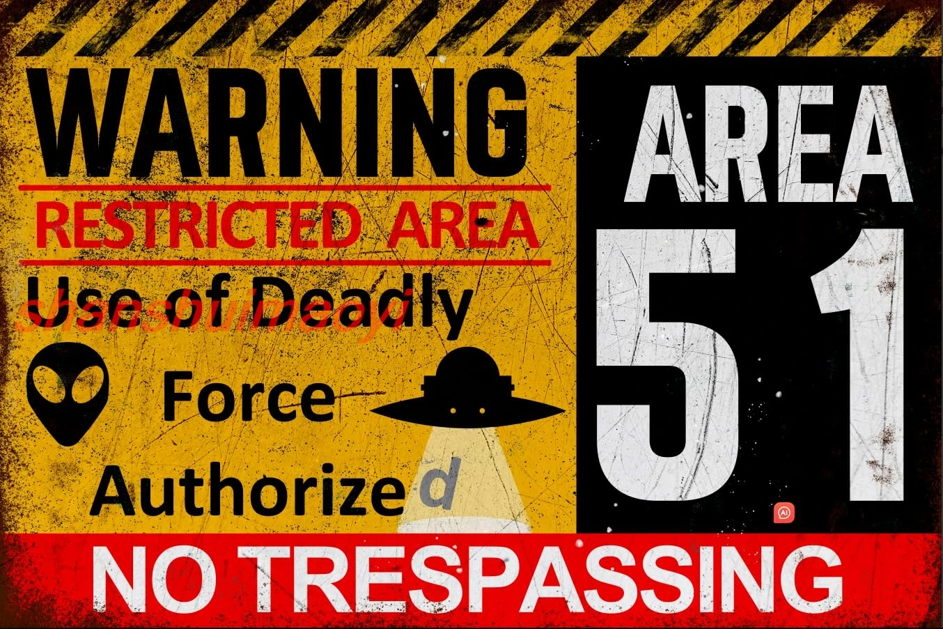 Hdivlku Area Use Of Deadly Force Authorized No Trespassing Винтажный плакат Оловянная вывеска Картины