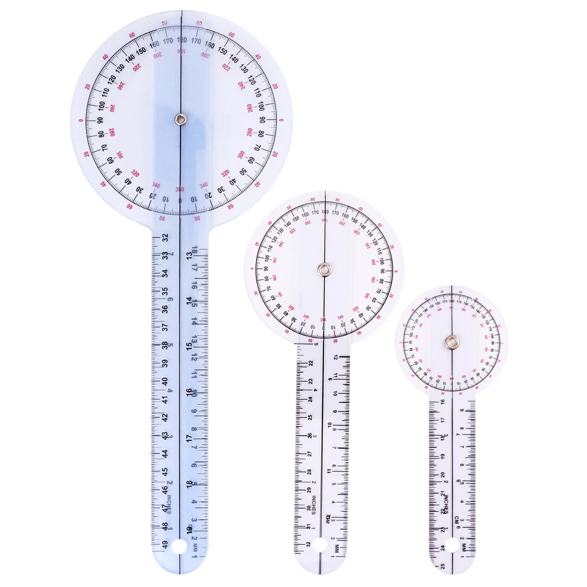 

Goniometer Protractor Ruler Degree Angle Finger Physical Measuring Miter Range Set Body Orthopedic Large Hand Joint Transparent