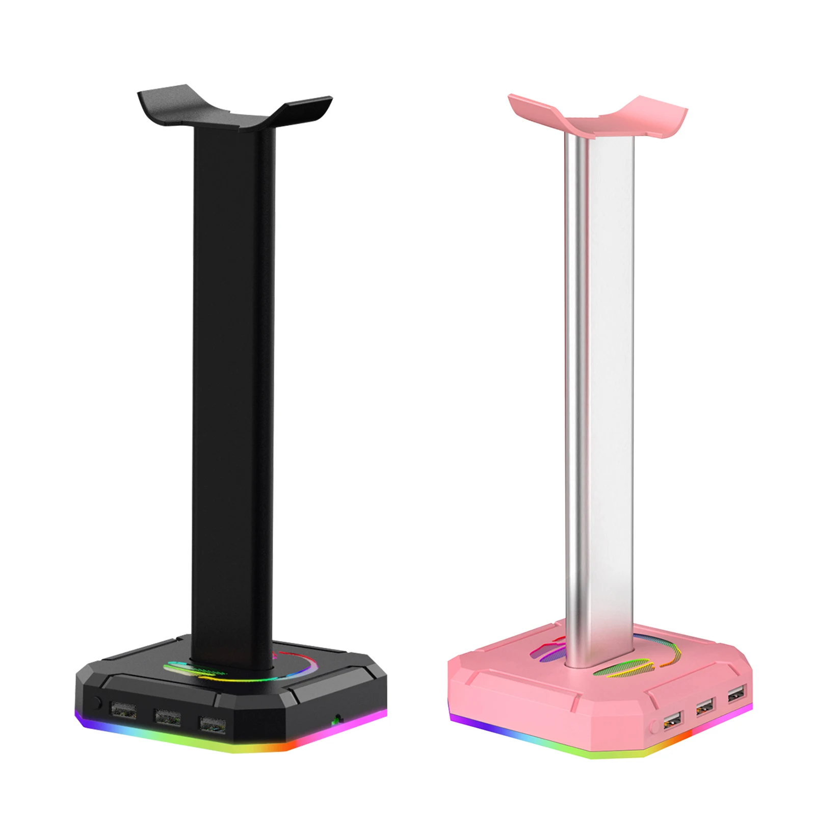 

Универсальная RGB-подставка для наушников с 3USB-держателями