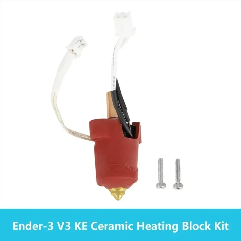Фото Creality Ender-3 V3 KE Комплект керамического нагревательного блока Высокотемпературная трубка Hotend Комплект нагревательного блока для CR-10 SE Ender3 V3 Ke4001030129 №1