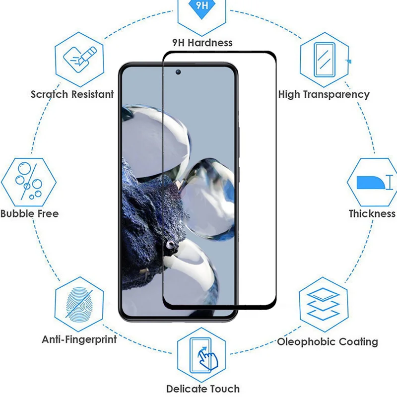 Film For Xiaomi 12T Pro Global Tempered Glass Xaiomi 12 T Pro Screen Protector Xiaomi Mi 12 Lite 11T 11 Protective Glass Mi 12T