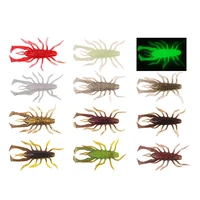 8pcslot spider weedless soft lure 3 5cm 1 3g silicone bait artificial softbait lures fishing lure with realistic design