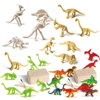 jurassic world dinosaur fossil excavation toys archaeological dig diy assembly model for children boys girls birthday xmas gifts