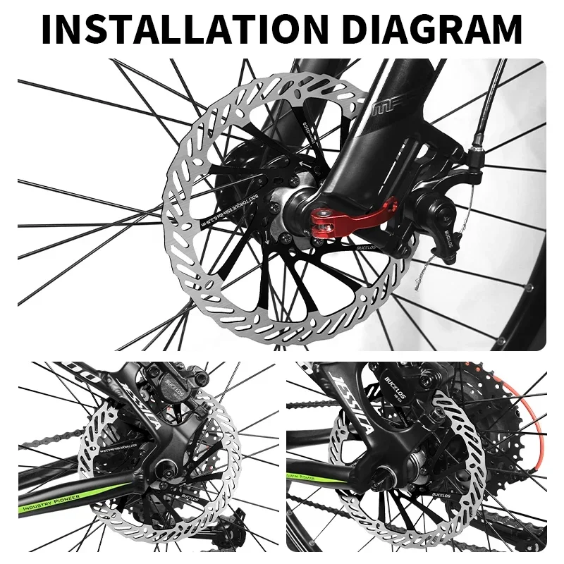 BUCKLOS G3 Велосипедный тормозной дисковый ротор 160 мм 180 203 для горного и дорожного