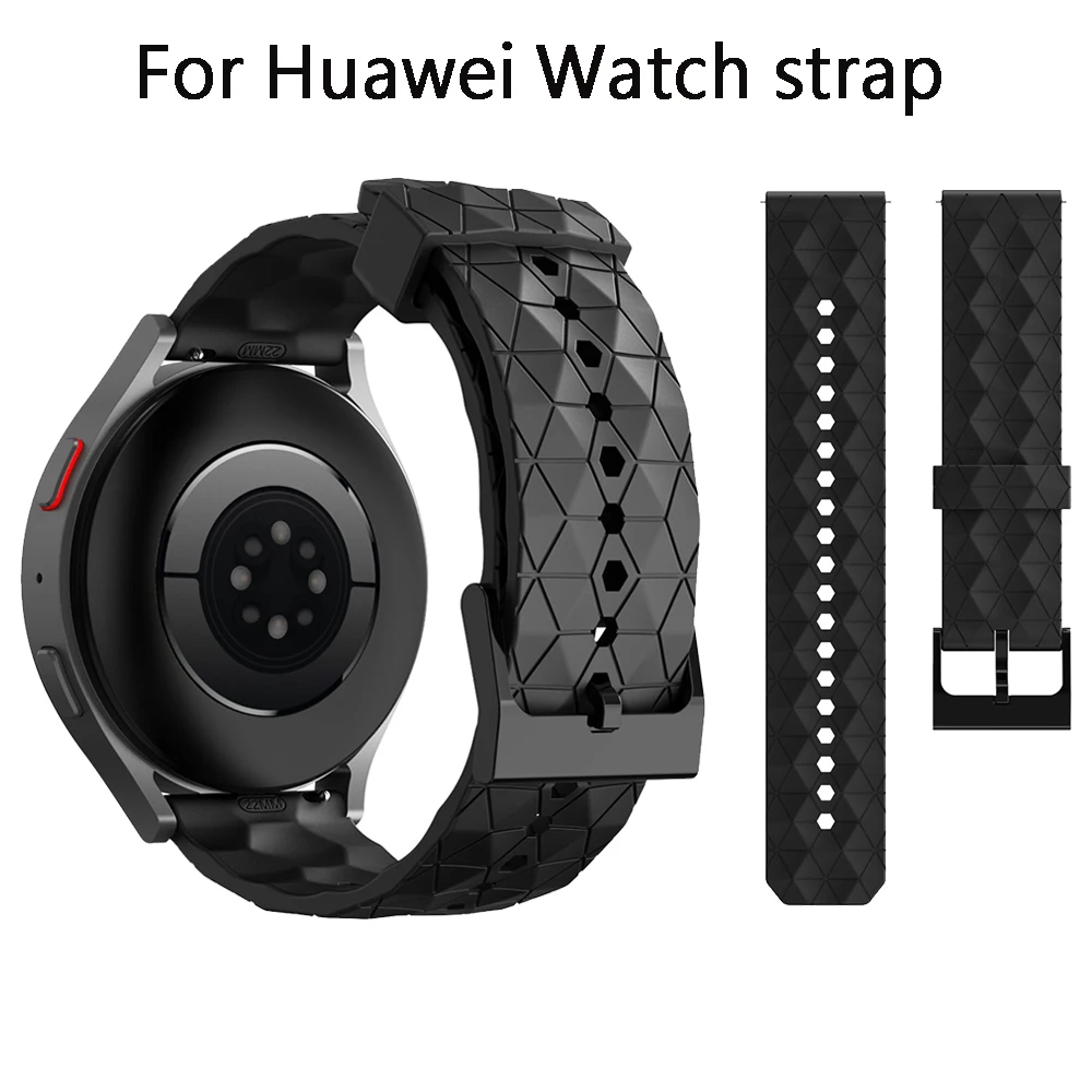 

Ремешок силиконовый для смарт-часов Huawei GT 3 2 42 мм 46 мм/GT 2 Pro/GT3 pro 46 42 мм, спортивный браслет для наручных часов easyfit, 20 мм 22 мм