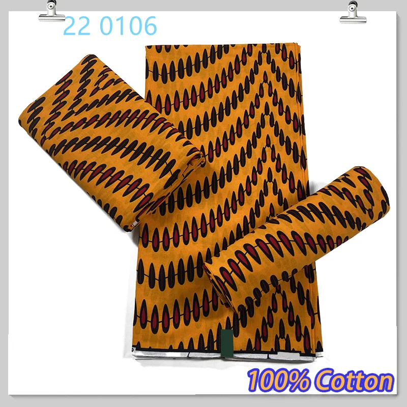 

Ankara Fabric African Real Wax Batik Print Fabric 100% Cotton 6 Yards Ghana Nigerian Loincloth Pagne Tissue For Sewing Dress