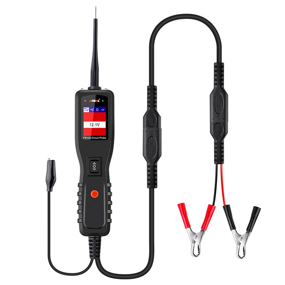 

PB100 Automotive Circuit Tester Power Circuit Probe Kit Electrical System Diagnostic Tool 12V 24V Voltage Power Scanner
