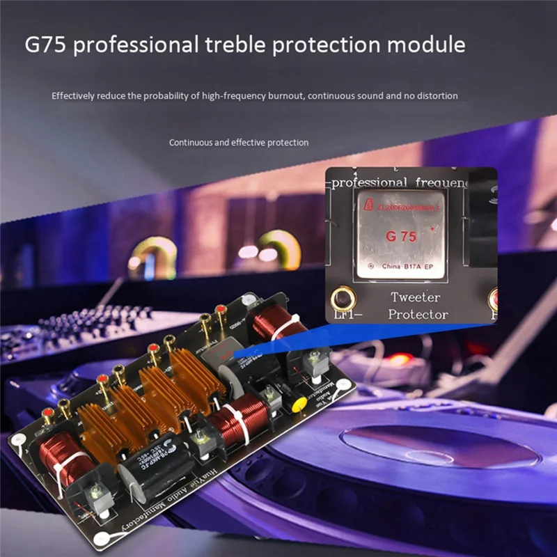 Кроссовер динамика высокой мощности 1500 Вт 3-полосный делитель частоты High-Low 8 Ом