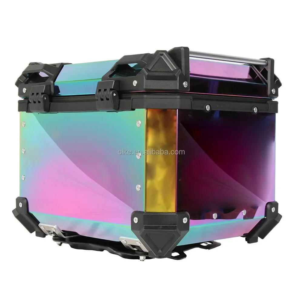 SLKE красочный 45л Cajas De Cola Motocicleta держатель для доставки хвостовой чехол