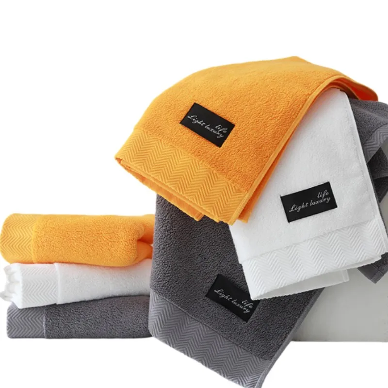 Роскошный Набор Банных Полотенец Высококачественный Чесаный Хлопок Большой