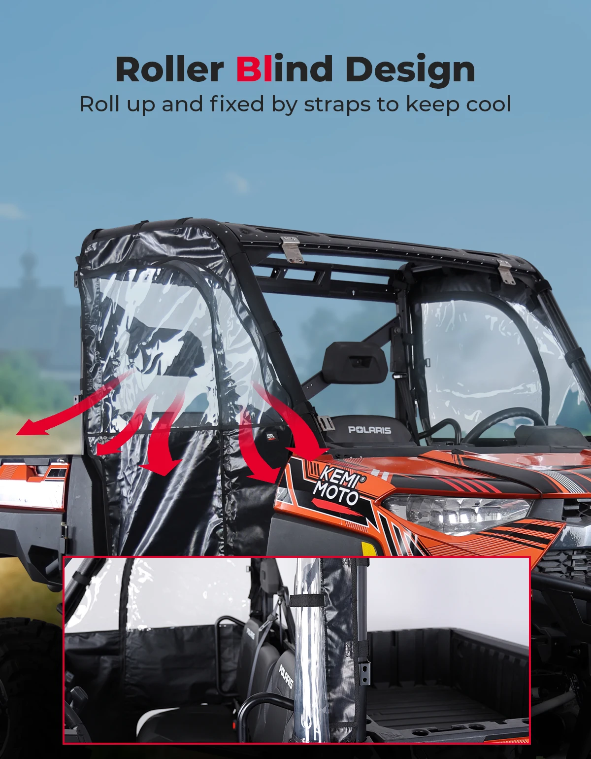 Рисунок 3 - KEMIMOTO UTV молния верхние мягкие