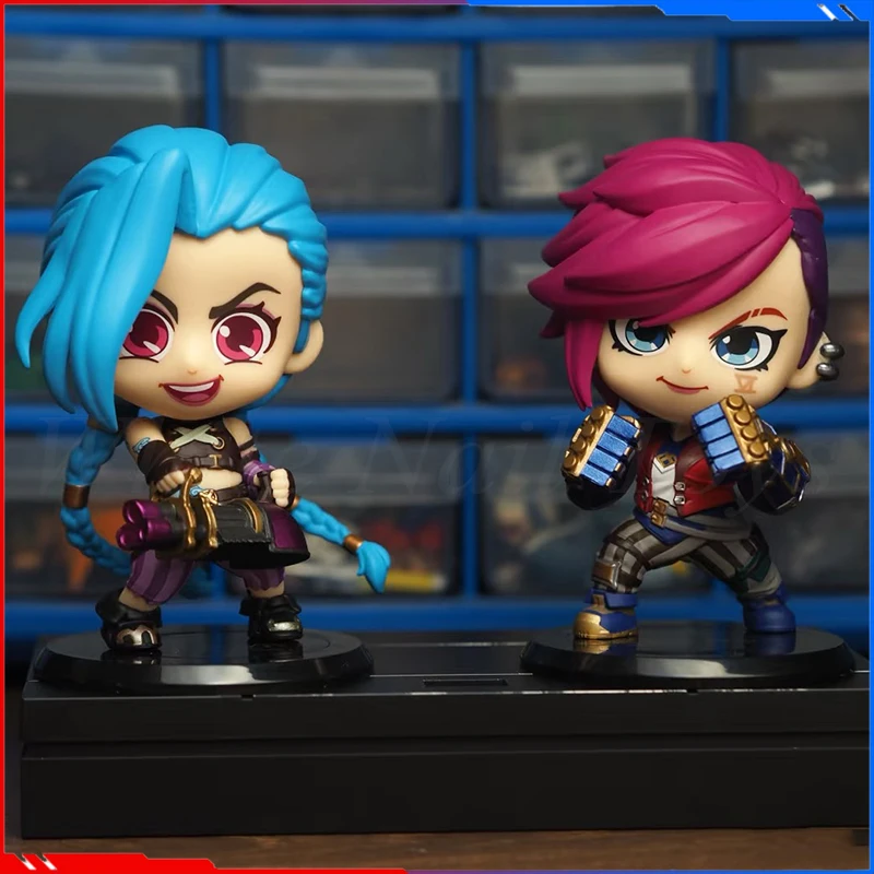 Hottoys Cosbaby Arcane:League of Legends аниме-фигурка Jinx Vi фигурки героев детские игрушки 10 см