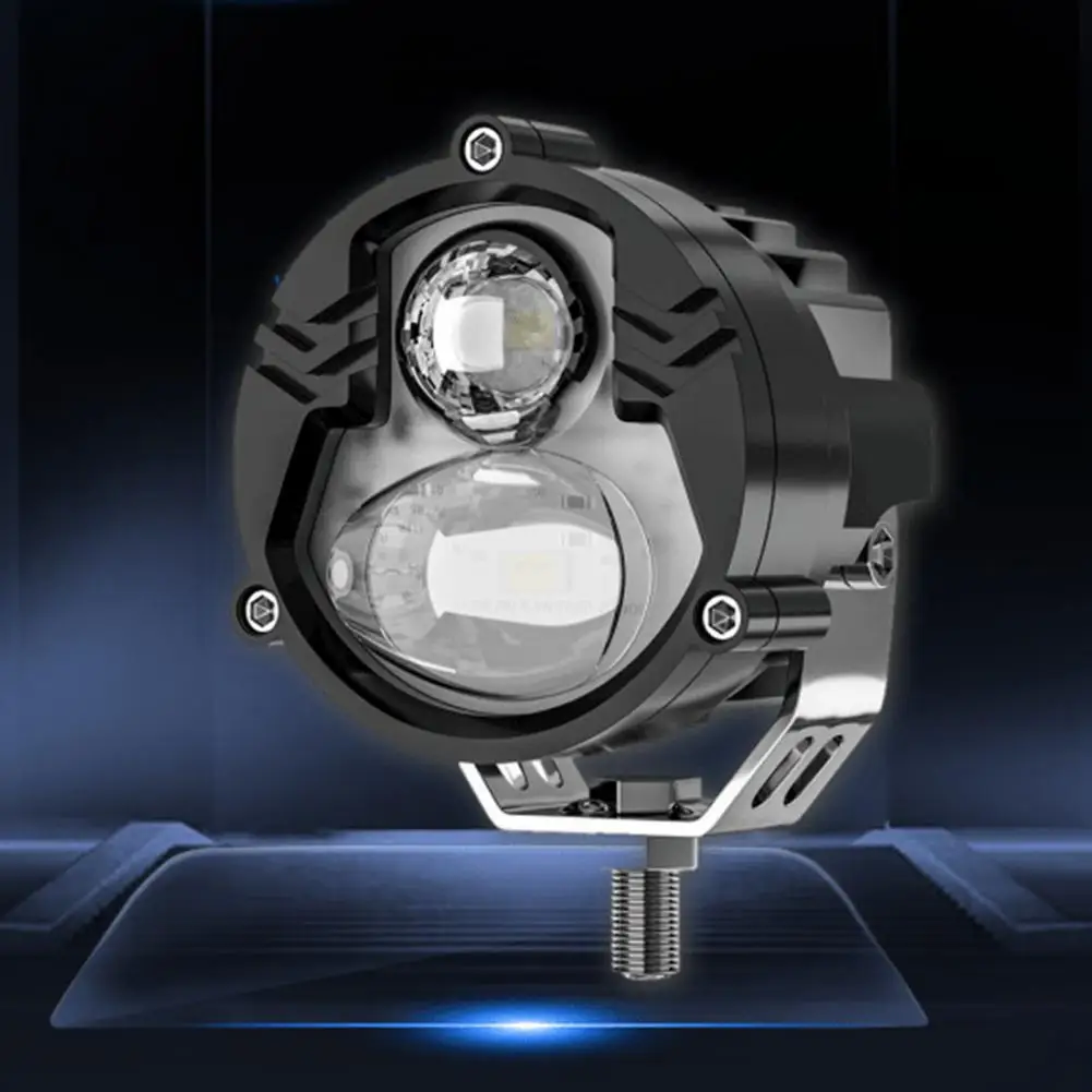 Водонепроницаемый Светодиодный прожектор для мотоцикла 24 Вт с двумя режимами