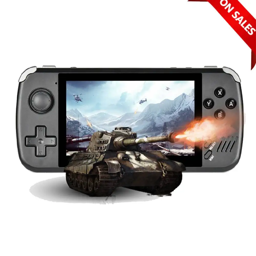 

X39 Retro Handheld Video Game Console IPS HD Screen 4.3-inch Open Source Portable Handheld Game Players for PS1/GBA/GBC / NEOGEO