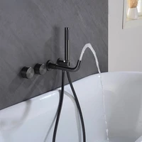 gunmetal brass bathtub faucet shower bathroom wall bathroom faucet shower furniture set shower mixer brass shower head