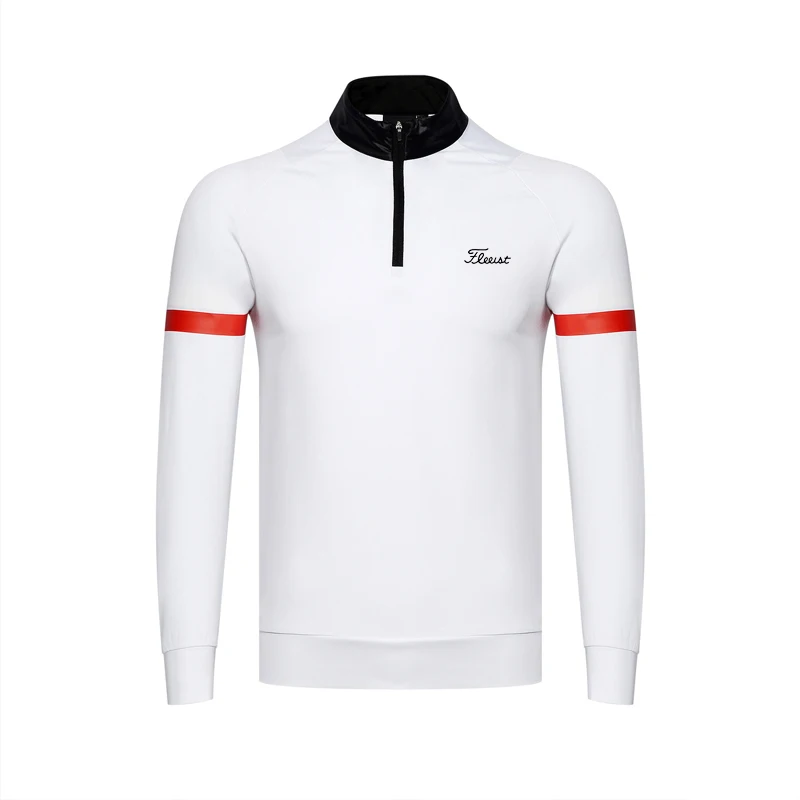 Men's Golf Shirts Spring Summer Long-Sleeved T-shirt Top Outdoor Fashion Casual T-shirt Quick-drying Ventilation Golf Clothing