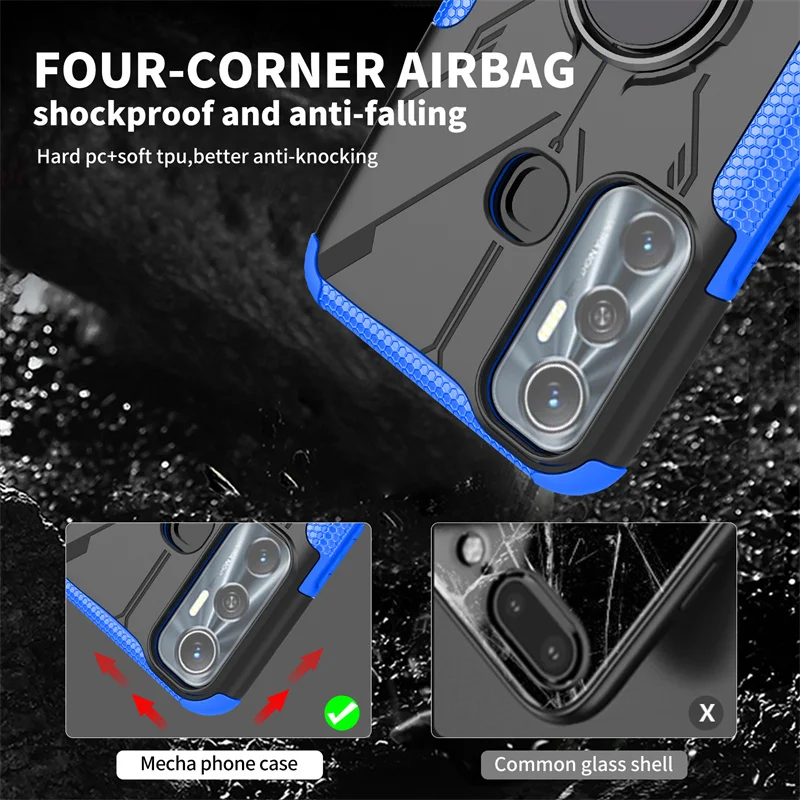 for infinix note 11 case for infinix note 11 11s cover ring armor shockproof protective phone bumper for infinix note 11 free global shipping