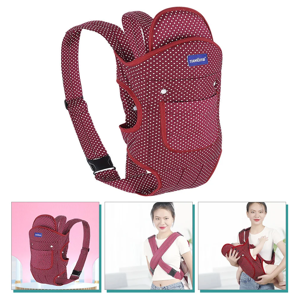 

Adjustable Baby Carrier Wrap Front or Back Carrier for All Seasons and Positions