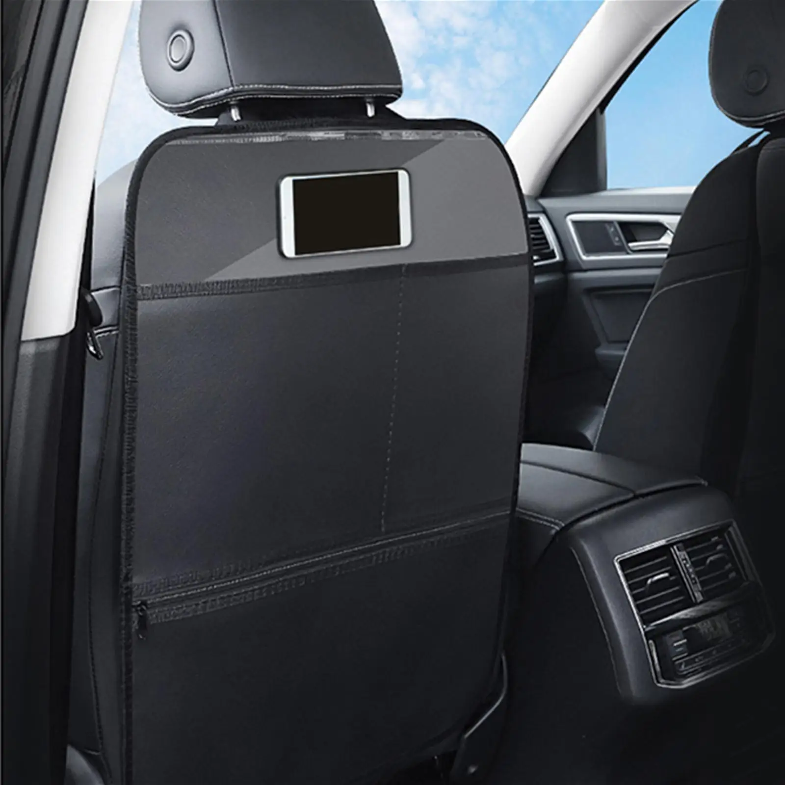 

Car Seat Back Cover Protector Organizer Kick Mat Pad Anti Dirt Mud Scratches