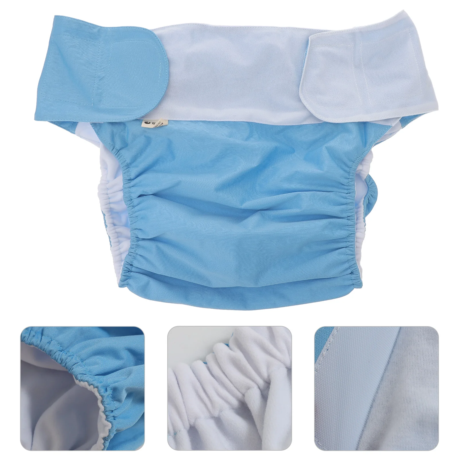 

2 Pcs Adult Onsie Incontinence Pants Washable The Aged Diaper Elder