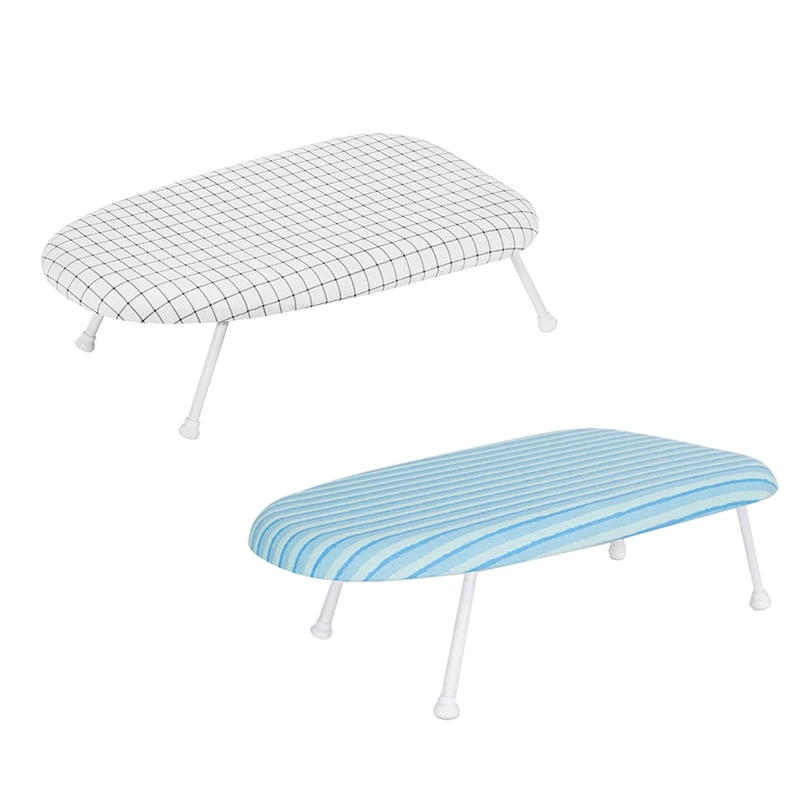 

Home Desktop Ironing Board, Extra Wide Countertop Ironing Board, With Cotton Cover, Portable Mini Ironing Board-ABUX