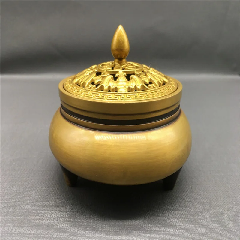 Антикварные разные антикварные потертые бронзовые поделки Gulong Нижняя горелка