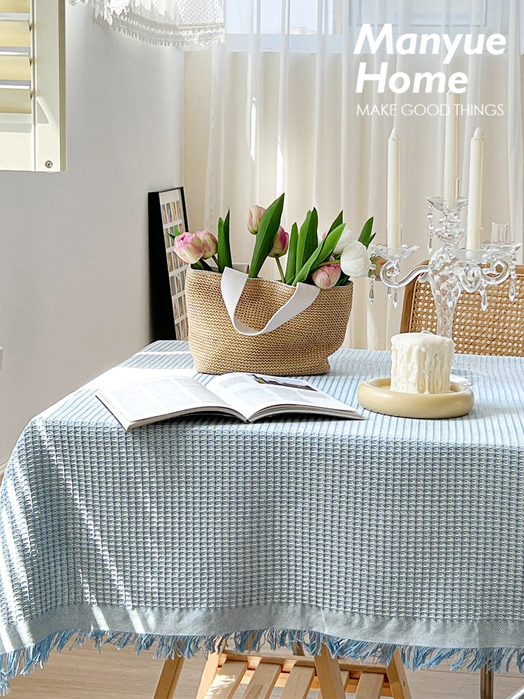 

Cream colored bedroom tablecloth, coffee table mat, round tablecloth, dessert tablecloth, long tablecloth